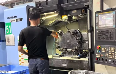 Usinagem CNC precisa e inspe&ccedil;&atilde;o CMM