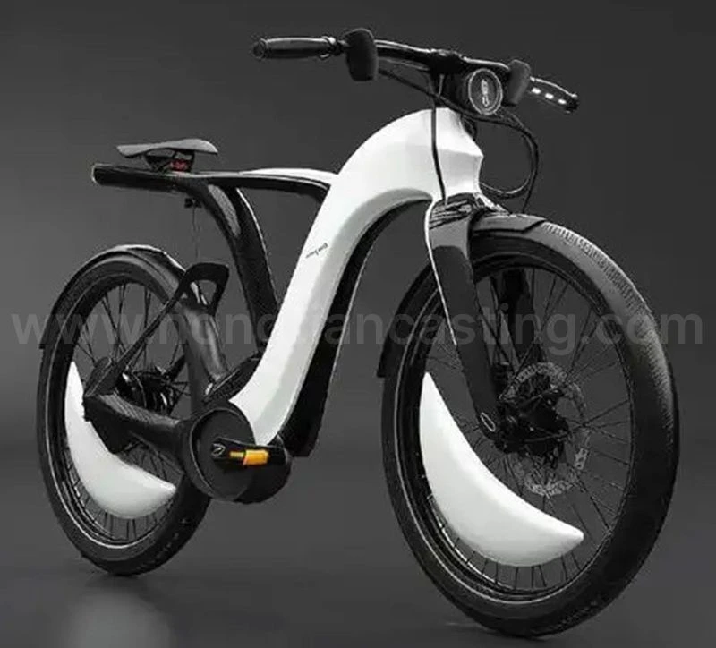 Cabe&ccedil;a da junta do quadro da bicicleta el&eacute;trica