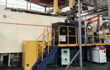 Processo de produ&ccedil;&atilde;o de fundi&ccedil;&atilde;o sob press&atilde;o 2500T