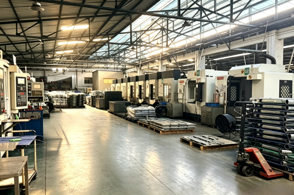 Oficina de usinagem CNC