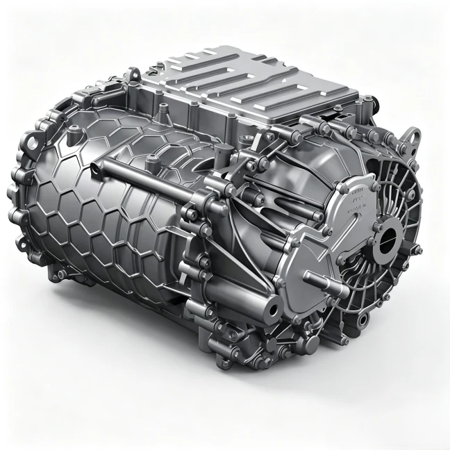 Carca&ccedil;a de motor de ve&iacute;culo de nova energia: fundi&ccedil;&atilde;o sob press&atilde;o + solu&ccedil;&atilde;o de usinagem de precis&atilde;o
